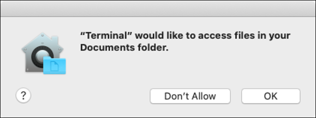 Change app permissions mac